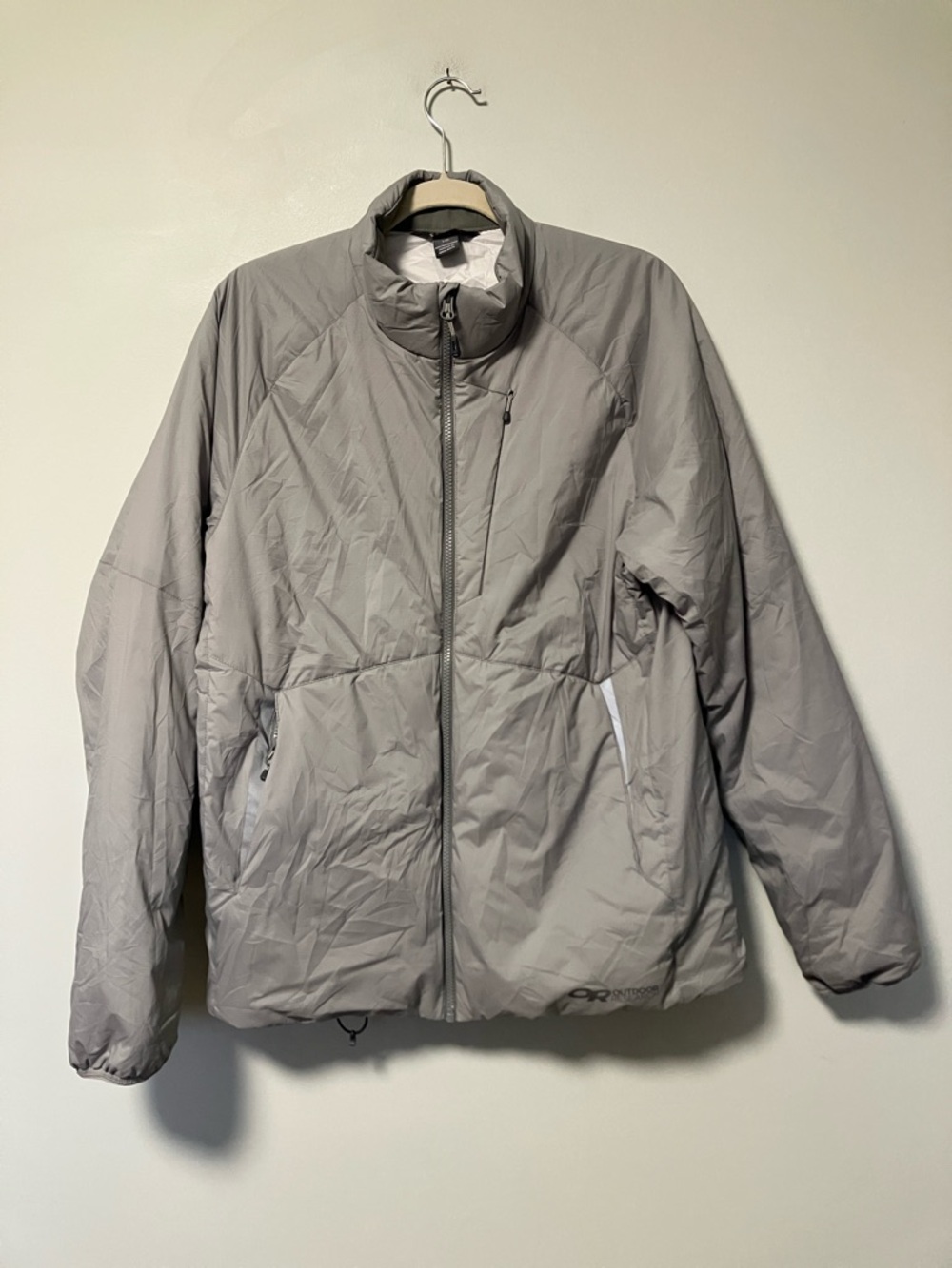 Outdoor Research Mens Refuge Jacket Light Pewter